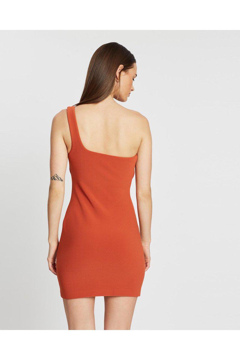 Ruby Mini Dress in Rust – Styled By Charli