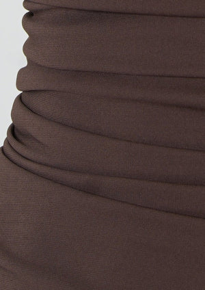 Lorena Maxi Dress in Ash Brown