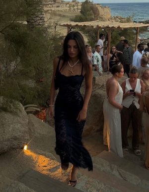 Margot Dress (Navy) – Styled By Charli - Main Image