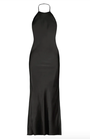la lune high neck midi dress Shona Joy La Lune High Neck Cowl Midi Dress in Terracotta