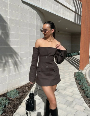 Sandrine Tailored Mini Dress