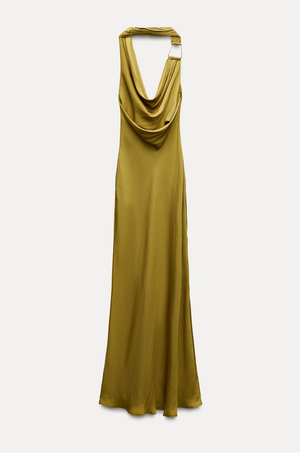 Satin Midi Dress