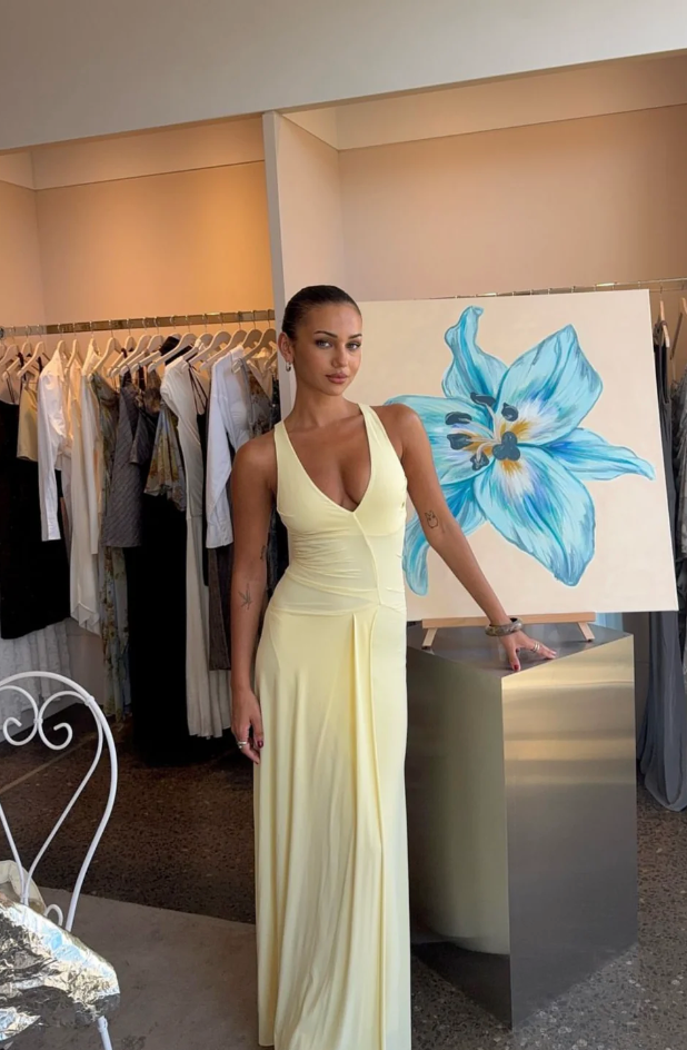 greta twist maxi dress bec and bridge Greta Gown – Styled By Charli