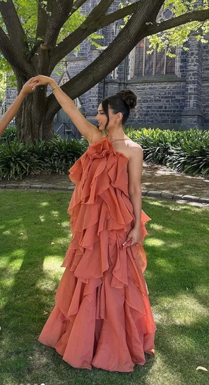 layered dresses australia Honey Couture NATASHA Off Shoulder Layered Tulle Ball Gown Formal Dres
