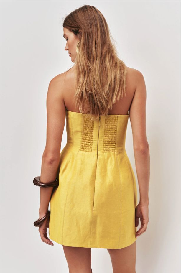 baret strapless mini dress Baret Mini by Aje for hire – Styled By Charli