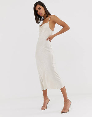 Kat Cowl Midi Dress