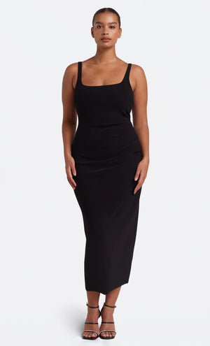 Be Mine Square Neck Midi Dress